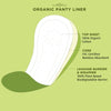Pee Safe 100% Organic Cotton, Biodegradable Panty Liners
