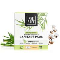 Pee Safe Organic Cotton, Biodegradable Sanitary Pads