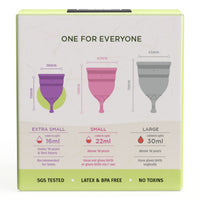 Pee Safe Reusable Menstrual Cup with Medical Grade Silicone for Women Large 1 Piece