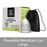 Pee Safe Reusable Menstrual Cup with Medical Grade Silicone for Women Extra Small 1 Piece