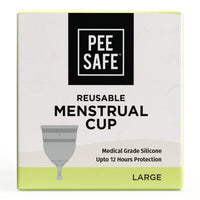 Pee Safe Reusable Menstrual Cup with Medical Grade Silicone for Women Extra Small 1 Piece