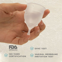 Pee Safe Reusable Menstrual Cup with Medical Grade Silicone for Women Extra Small 1 Piece