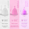 Pee Safe Reusable Menstrual Cup with Medical Grade Silicone for Women Extra Small 1 Piece
