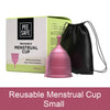Pee Safe Reusable Menstrual Cup with Medical Grade Silicone for Women Small 1 Piece