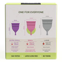Pee Safe Reusable Menstrual Cup with Medical Grade Silicone for Women Small 1 Piece