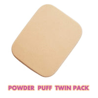 Majestique Powder Puff Twin Pack With Dual Side Sponge Stick 3 Pieces