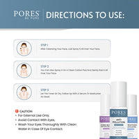 PORES Be Pure Anti-Pollution Face Toner With Fermented Rice Water, Skin Ceramides & Pro-Vitamin B3 100 ml