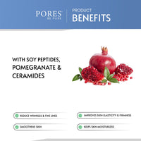 PORES Be Pure Anti Aging Face Serum With Soy Peptides, Pomegranate & Ceramides 30 ml