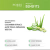 PORES Be Pure Cucumber & Aloe Vera Face Wash With Cucumber Extract, Aloe Vera & Geranium Seed Oil 100 ml