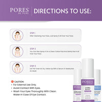 PORES Be Pure Hydro Boost Face Toner With Hyaluronic Acid, Jojoba Ester & Panthenol 100 ml