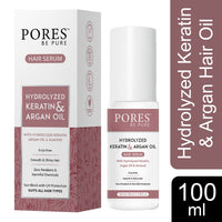 PORES Be Pure Hydrolyzed Keratin & Argan Hair Oil With Olive Oil 100 ml