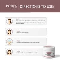 PORES Be Pure Keratin & Argan Oil Hair Mask With Hydrolyzed Keratin & Argan Oil With Blend Of 10 Essential Oils 200 gm