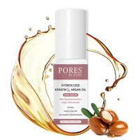 PORES Be Pure Hydrolyzed Keratin & Argan Oil Hair Serum With Hydrolyzed Keratin, Argan Oil & Almond 100 ml
