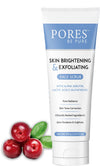 PORES Be Pure Skin Brightening & Exfoliating Face Scrub With Alpha Arbutin, Lactic Acid & Glutathione 100 gm