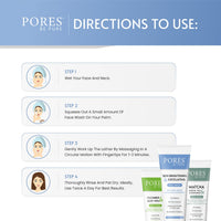 PORES Be Pure Skin Brightening & Exfoliating Face Wash With Alpha Arbutin, Lactic Acid & Glutathione 100 gm