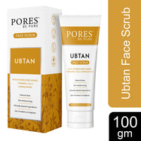 PORES Be Pure Ubtan Face Scrub With Hydrolyzed Honey, Turmeric & Sandalwood 100 gm