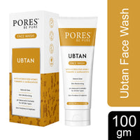 PORES Be Pure Ubtan Face Wash With Hydrolyzed Honey, Turmeric & Sandalwood 100 gm