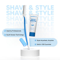 LetsShave Pro Styler pack of 6 with Transparent gel 15 ml