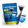 LetsShave Pro 6 Plus Lite Face & Full Body Razor for Men | Handle+2 blades+travel cap 82 gm