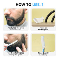 LetsShave Pro Styler pack of 6 with Transparent gel 15 ml