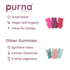 Purna Gummies Ceramides Skin Nourishment, Hydration, Glow & Anti-Aging Support, Passion Fruit Flavor, 1 Daily, 30 Gummies - Sampurna