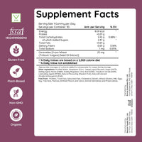Purna Gummies Ceramides Skin Nourishment, Hydration, Glow & Anti-Aging Support, Passion Fruit Flavor, 1 Daily, 30 Gummies - Sampurna