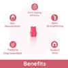 Purna Gummies Collagen Peptides, Skin Rejuvenation, Anti-Aging & Bone Strength, Watermelon Flavor, 1 Daily, 30 Gummies - Sampurna