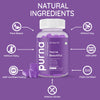 Purna Gummies Hyaluronic Acid, Moisturizer, Glowing Skin & Anti-Wrinkle Support, Black Currant Flavor, 1 Daily, 30 Gummies - Sampurna
