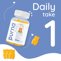 Purna Gummies Kids Multivitamin Gummies For Growth, Immunity And Health 30 Gummies