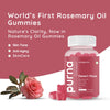 Purna Gummies Rosemary Oil, Skin Tone, Anti-Aging & Skincare Support, Rose Flavor, 1 Daily, 30 Gummies - Sampurna