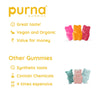 Purna Junior Calcium, D3 & K2 Gummies | Mango | Pack of 30 | 1 Daily - Annapurna (30 No)