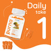Purna Junior Vitamin C, D3 & Zinc Gummies | Orange | Pack of 30 | 1 Daily - Annapurna (30 No)