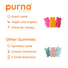 Purna Junior Vitamin C, D3 & Zinc Gummies | Orange | Pack of 30 | 1 Daily - Annapurna (30 No)