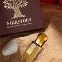 Atarstory Qamar Oudh Attar Perfume Alcohol Free Roll On For Daily Use | Long Lasting Fragrance | Ittar For Men And Women - 12Ml
