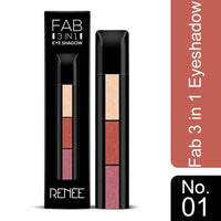 Renee Cosmetics Fab 3 In 1 Eyeshadow