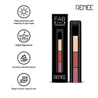 Renee Cosmetics Fab 3 In 1 Eyeshadow