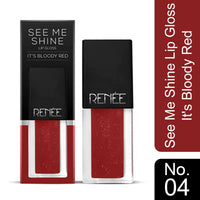 Renee Cosmetics See Me Shine Lip Gloss 04 It's Bloody Red