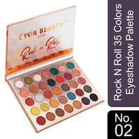 Lyon Beauty USA Rock N Roll 35 Colors Eyeshadow Palette 02 35 gm