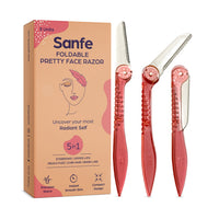 Sanfe Pretty Face Razor for pain-free facial hair removal 3 Pieces
