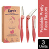 Sanfe Pretty Face Razor for pain-free facial hair removal 3 Pieces