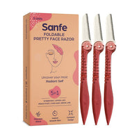Sanfe Pretty Face Razor for pain-free facial hair removal 3 Pieces