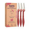 Sanfe Pretty Face Razor for pain-free facial hair removal 3 Pieces