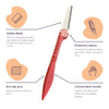 Sanfe Pretty Face Razor for pain-free facial hair removal 3 Pieces
