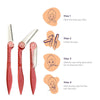 Sanfe Pretty Face Razor for pain-free facial hair removal 3 Pieces