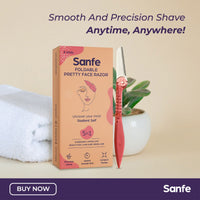 Sanfe Pretty Face Razor for pain-free facial hair removal 3 Pieces