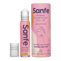 Sanfe Feminine Cramp Relief Roll On for instant relief from period pain
