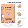 Sanfe Disposable, Biodegradable Toilet Seat Cover (Paper)