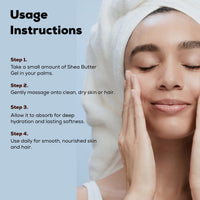 OLAMOR Shea Butter Gel Moisturize For Skin - 200GM Pack of 2