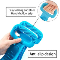 Majestique Silicone Bath Scrub Belt With Handle 1 Piece