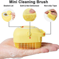 Majestique Bath Silicone Shower Scrubber Assorted 1 Piece